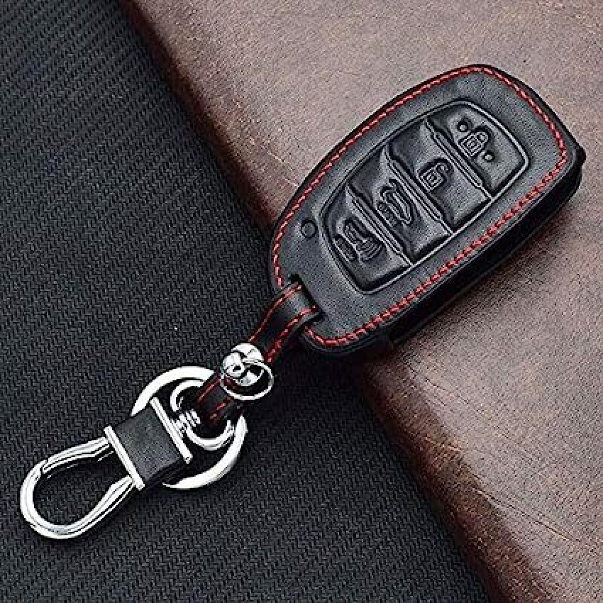 STHIRA Car Key Case Soft Leather Cover for Hyundai 3 Button Smart Key with Keychain  Key Chain Price in India - Buy STHIRA Car Key Case Soft Leather Cover for  Hyundai 3
