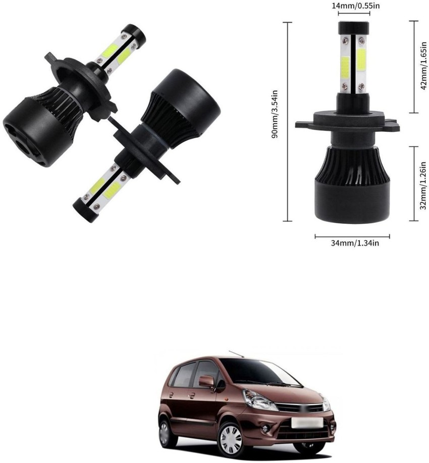XZRTZ 4-Sides H4 LED LIGHT Headlight Kit Bulbs DRL Fog Light For M-aruti  Z-en E-stilo Headlight Car, Motorbike LED for Maruti Suzuki (12 V, 55 W)  Price in India - Buy XZRTZ