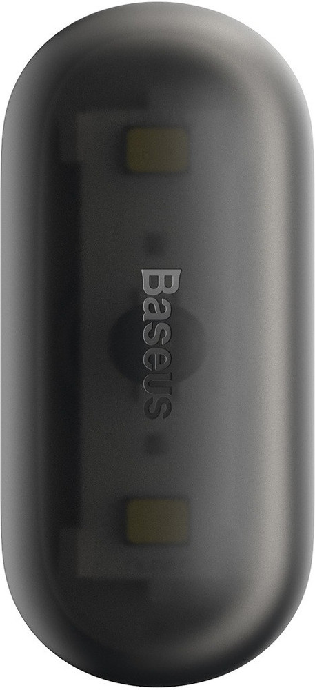 Baseus Capsule Car Interior Lights 2Pcs Pack Self Adhesive Black