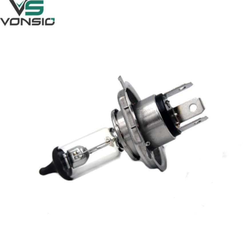 VONSIO High Quality Headlight Bulb 12 Volt 35/35 Watt HALOGEN H4
