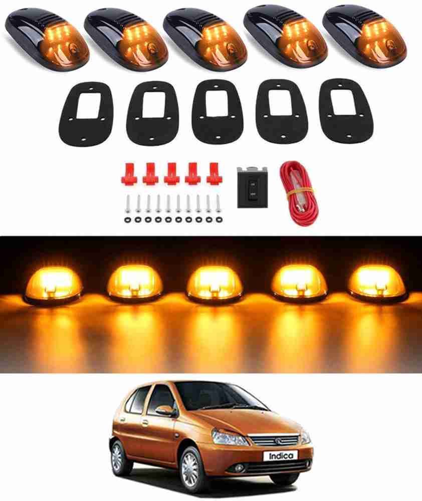 RKPSP 12V Amber Car Roof 5Pcs Mouse Light Suitable For SUV Jeep