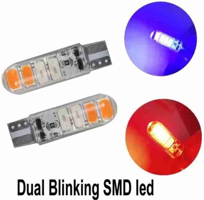 Dual colour led bulb for sales car