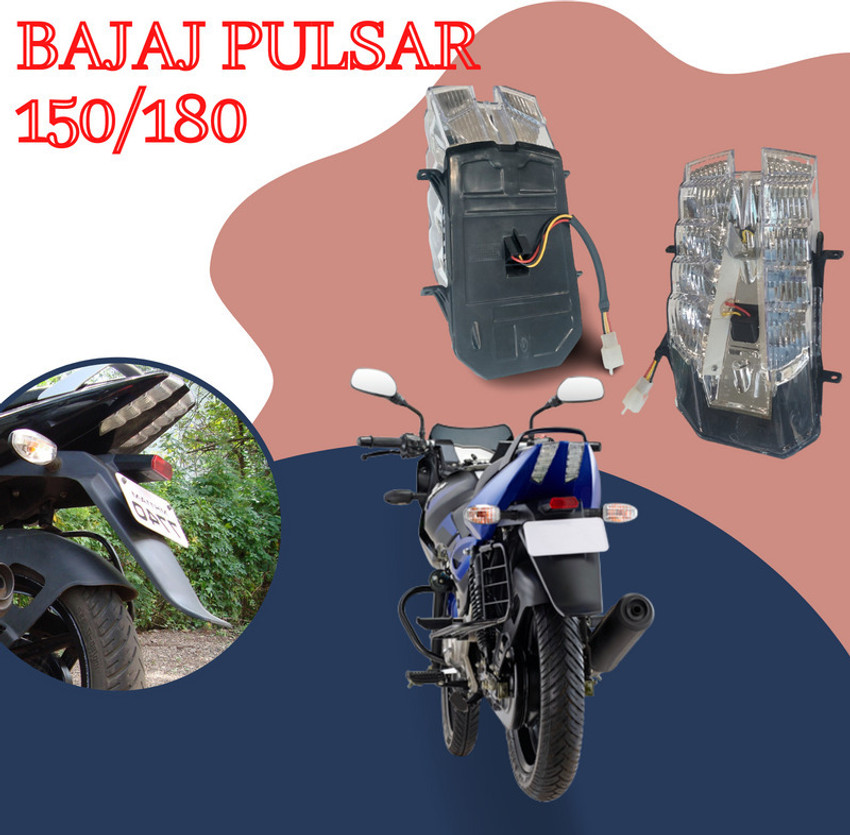 Apsmotiv Tai Tail Light for Bajaj Pulsar 150 UG 3 Pulsar 180 Pulsar 220F Break light Tail Light Motorbike Halogen for Bajaj 12 V 5 W Price in India Buy