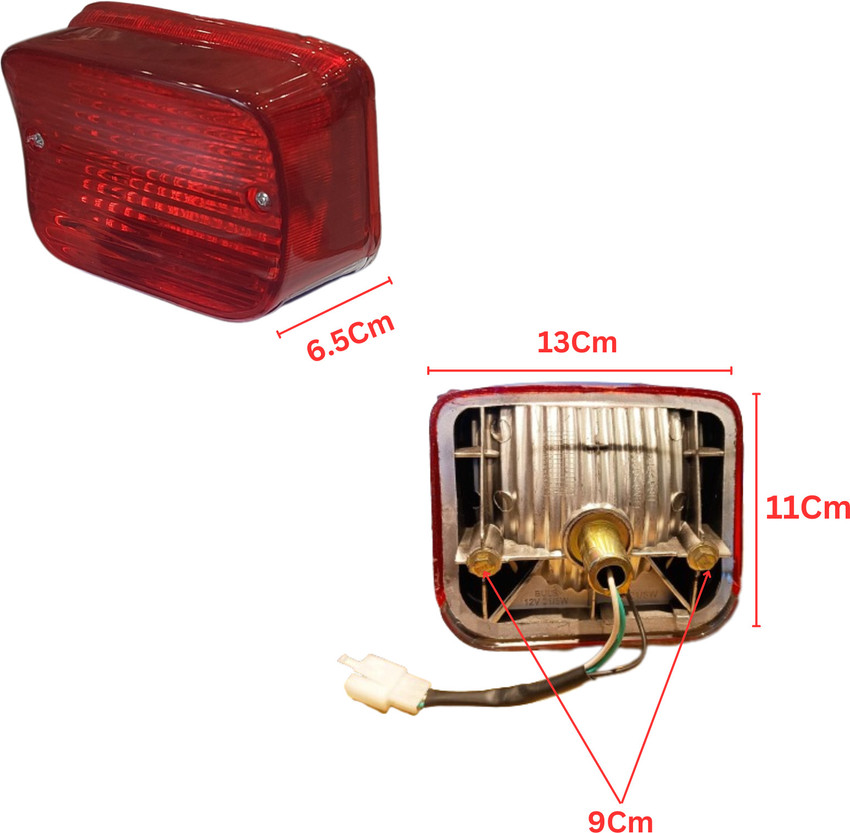 Splendor tail light cover outlet