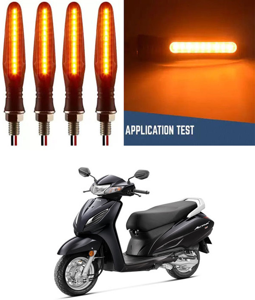 DeepShakshi AUTOMOTIVE Bike Scooty Motorcycle Yellow Indicator Light For Honda Activa 6G Indicator Light Motorbike LED for Honda 12 V 24 W Price in India Buy DeepShakshi AUTOMOTIVE Bike Scooty Motorcy...