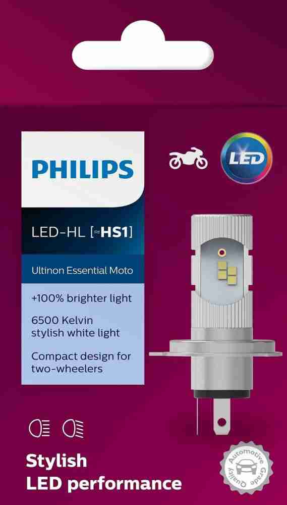 PHILIPS LED Two Wheeler Headlight Bulb (White, LED HS1 11636
