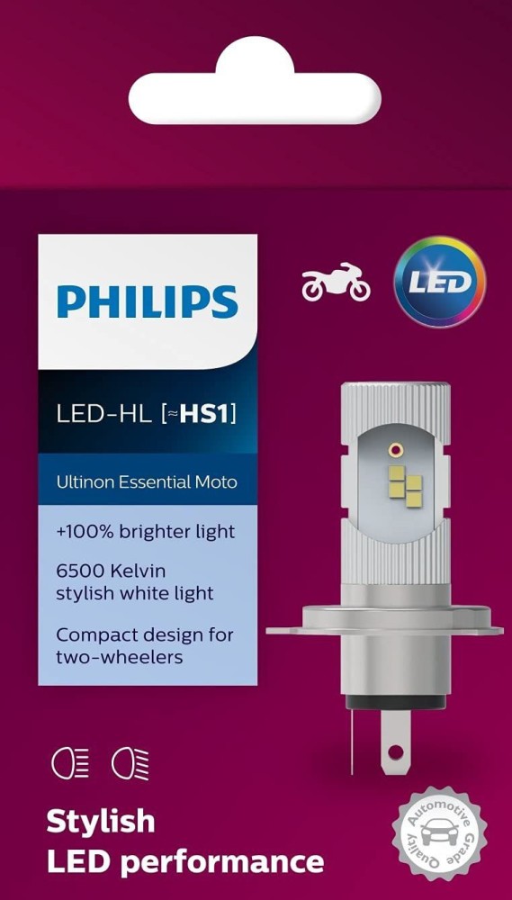 Bright White Philips H7 Xtreme Ultinon Car Headlight LED at Rs