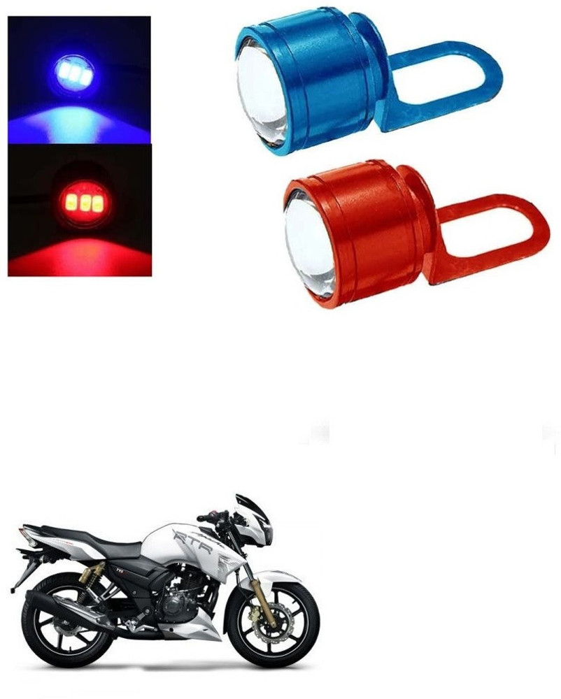 SRPHERE STROBE LED RED BLUE FOR TVS Apache RTR 180 Tail Light