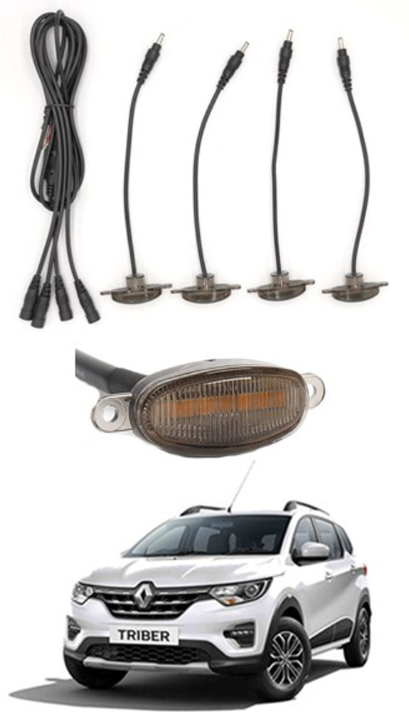 MATIES 4 LED Front Grill Led Lights Amber Lights DRL For Triber