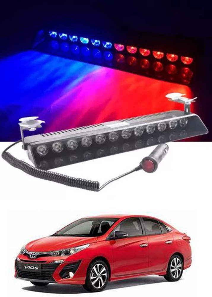 APICAL Car Police Hazard Warning Light For VIOS Dash Light Car LED