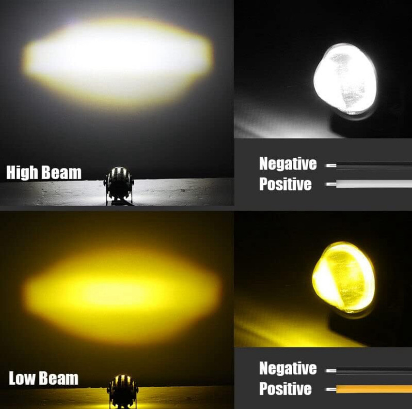 High beam led lights for bikes deals