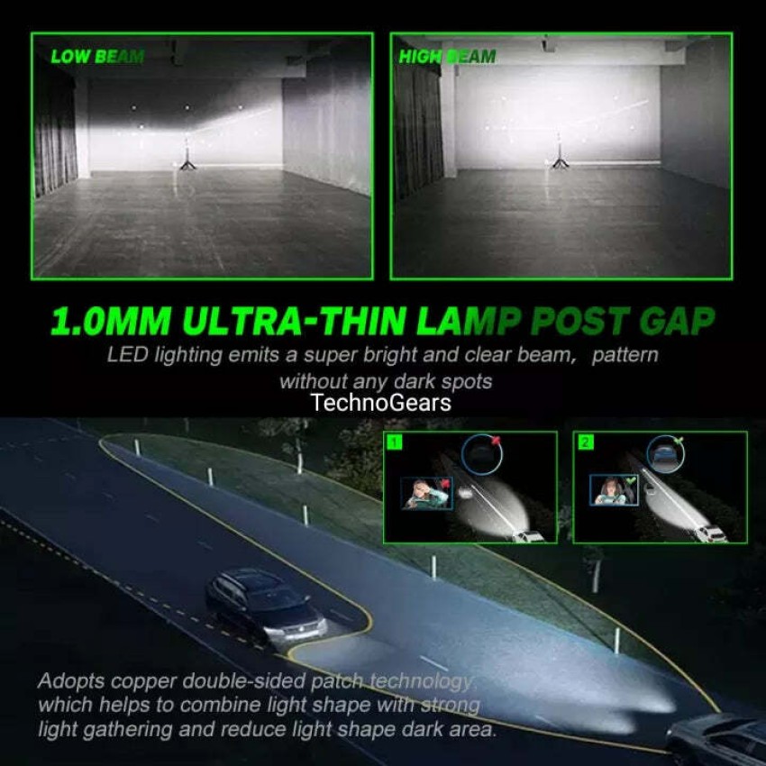 AutoPowerz N35 H4 High/Low LED Headlight Extremely Bright 60W 7,000LM  6,000K White Lights Headlight Car, Motorbike, Truck, Van LED (12 V, 60 W)  Price in India - Buy AutoPowerz N35 H4 High/Low