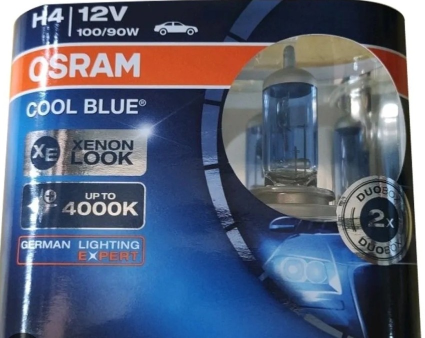 OSRAM H4 62204 100/90W COOL BLUE Headlight Car, Truck Halogen (12 V, 100 W)  Price in India - Buy OSRAM H4 62204 100/90W COOL BLUE Headlight Car, Truck  Halogen (12 V, 100 W) online at