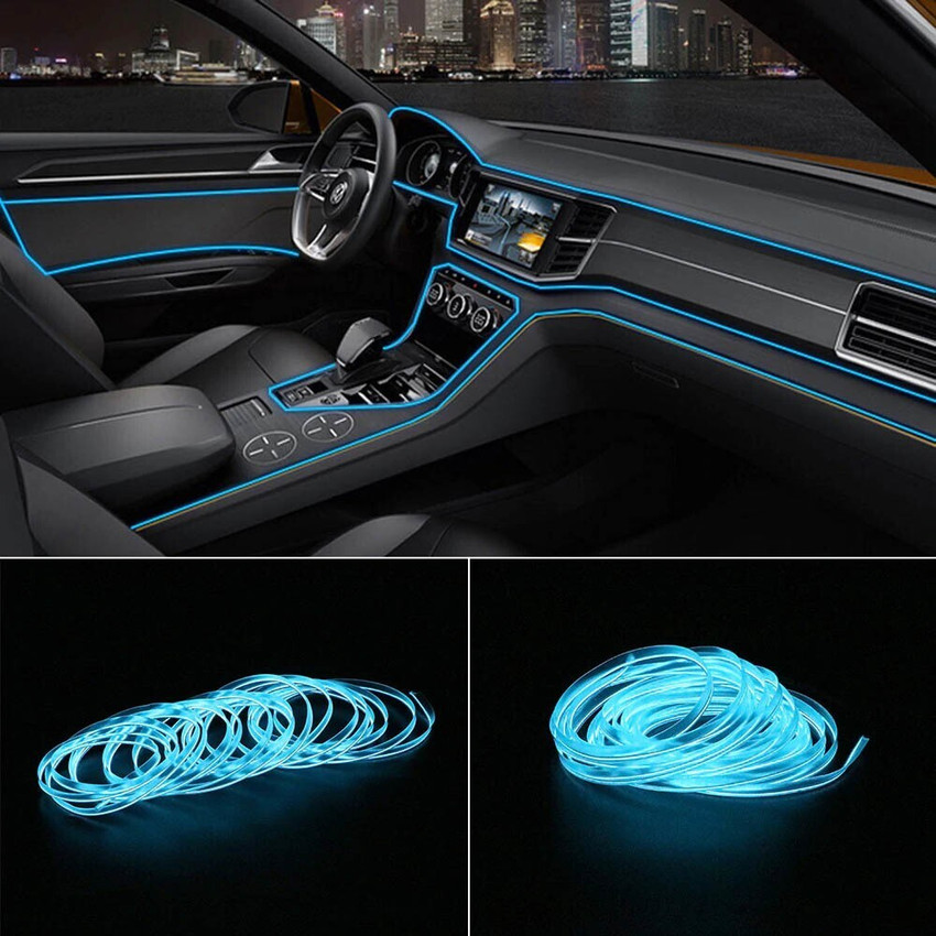 aksmit ICE Blue Car Interior dash Light Ambient Neon Light For Swift Dzire With Adapter DLIB868 Dash Light Car LED 12 V 18 W Price in India Buy aksmit ICE Blue Car