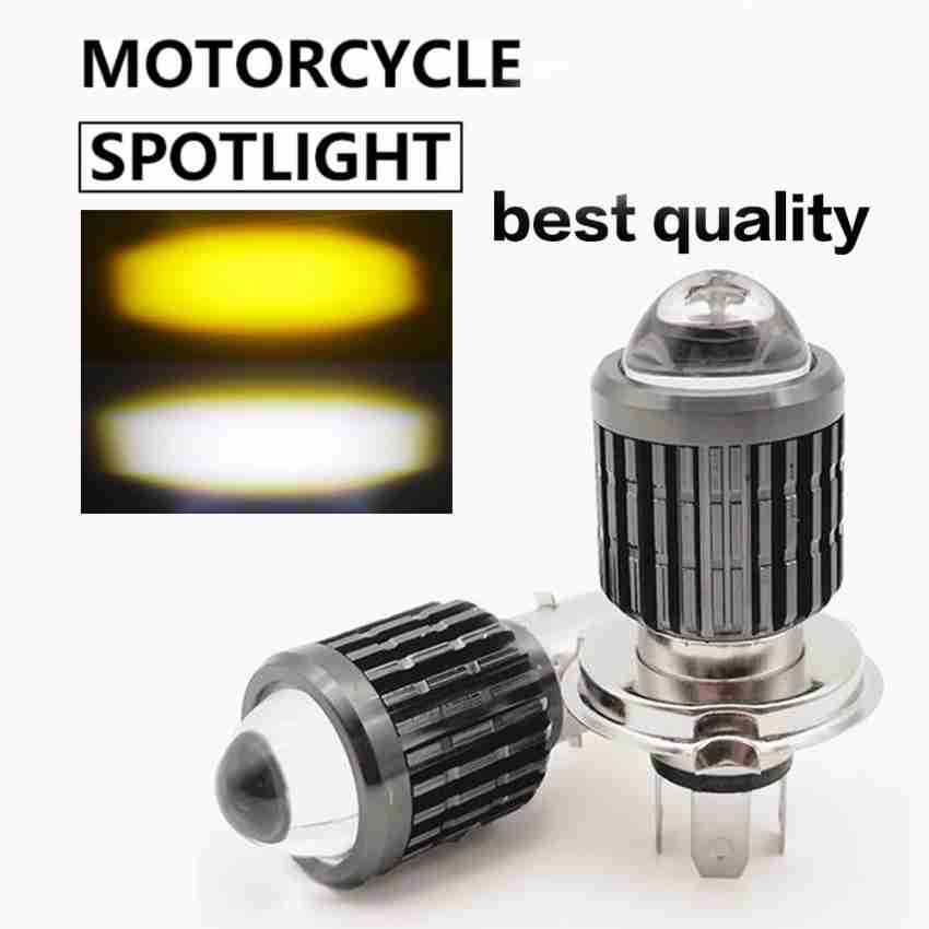 BA20D LED Motorcycle Headlamp Turn Lamp Car Bulb High Bright Lo/hi Beam  White