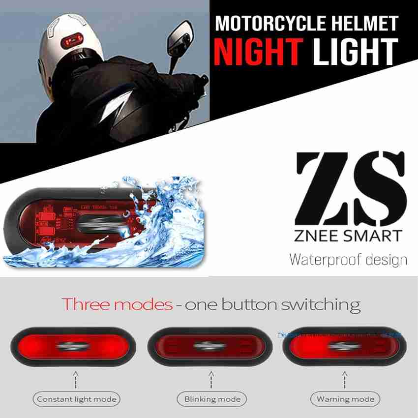 Znee Smart Best Quality Bike Helmet Light Strip Safety Signal