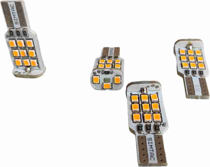 acube mart Tvs Ntorq, 45smd, T10/T15 LED Indicator Bulb, Yellow, 2pcs +  Acube flasher Parking Light Motorbike LED for TVS (12 V, 1.2 W) Price in  India - Buy acube mart Tvs
