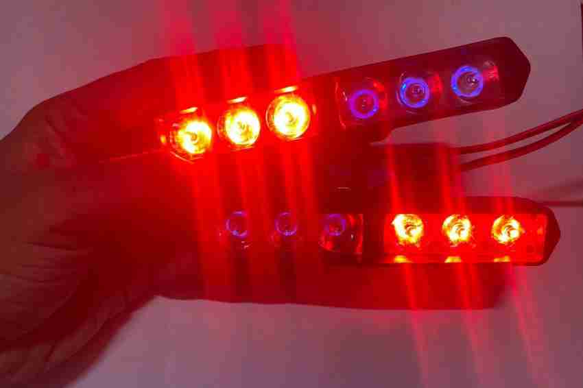 Auto MT 2PC Police Light Bar 6LED 36W Bright Strobe Lights Dual