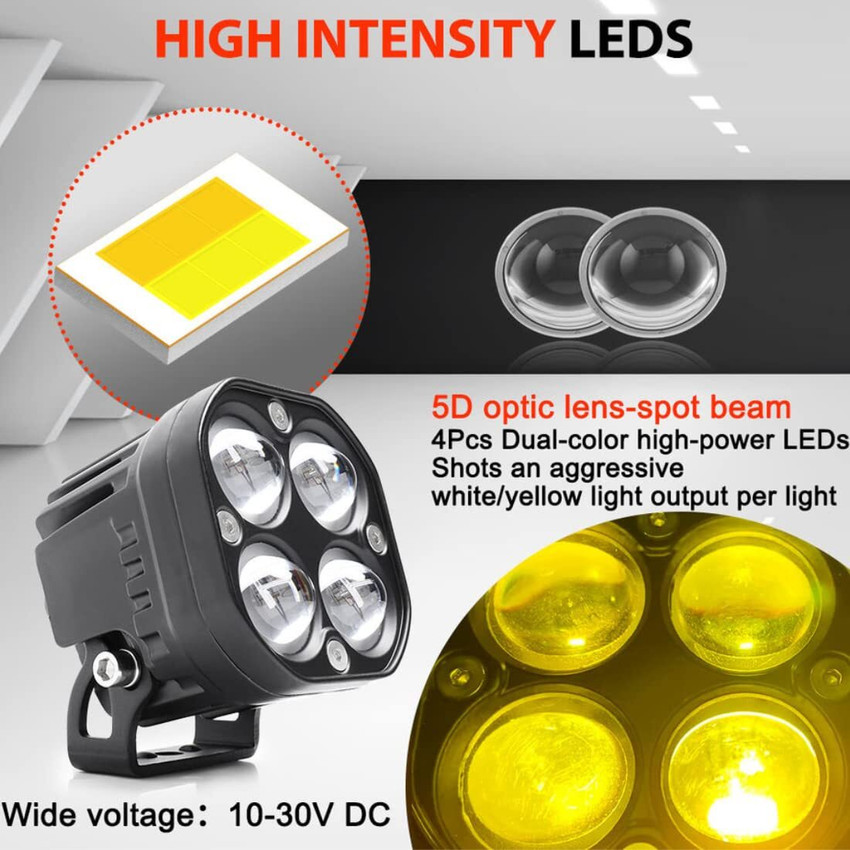 Powerful fog top light for car