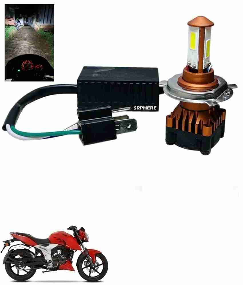 Tvs apache headlight bulb hot sale price