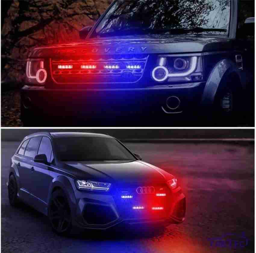 Etradezone Car 4 X4 Grill LED Police Flasher Light for Innova Headlight Car  LED for Hyundai (12 V, 24 W) Price in India - Buy Etradezone Car 4 X4 Grill  LED Police