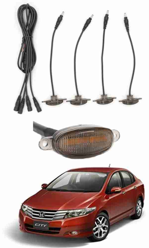 MATIES 4 LED Front Grill Led Lights Amber Lights DRL For City i