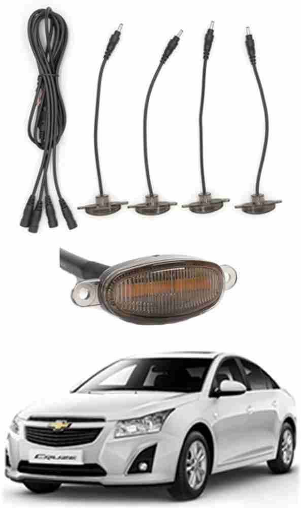 MATIES 4 LED Front Grill Led Lights Amber Lights DRL For Cruze