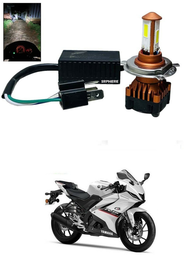 SRPHERE CYT LED Bike Headlight Bulb for R15 V4 Headlight Motorbike LED for Yamaha 12 V 35 W Price in India Buy SRPHERE CYT LED Bike Headlight Bulb for R15 V4
