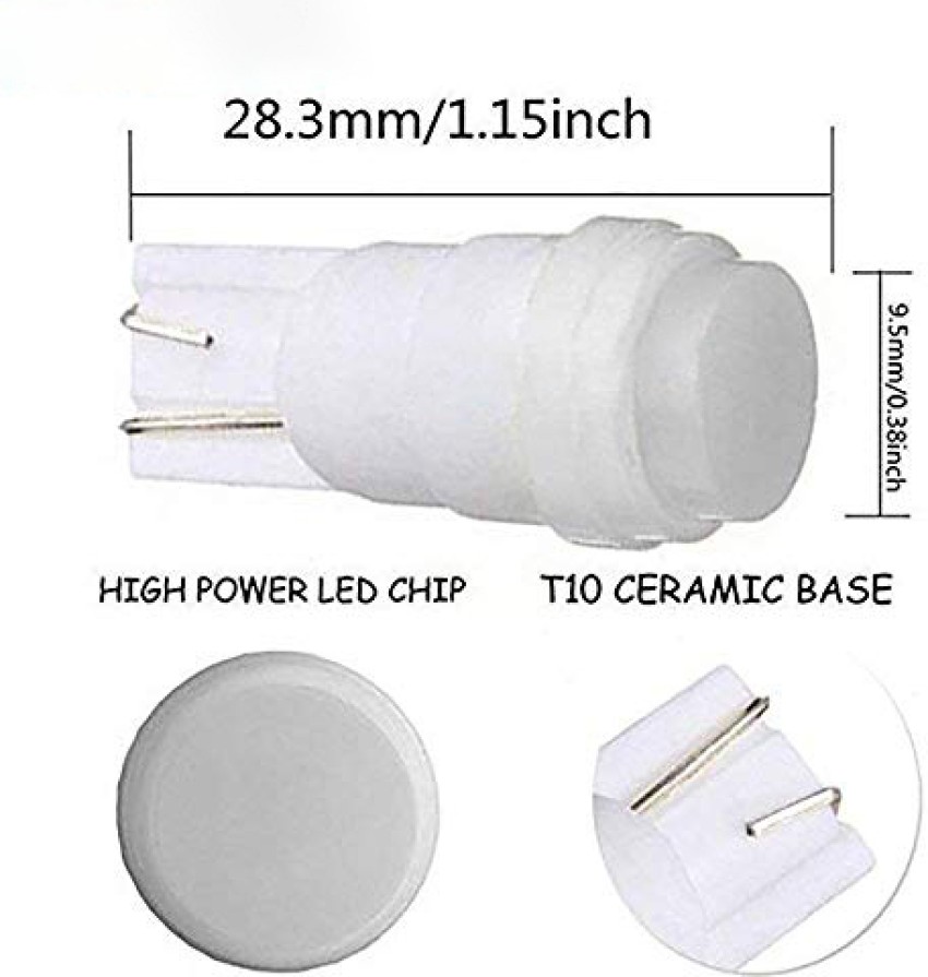 Flipkart SmartBuy T10 Ceramic White Led Bulb 2 Pcs Parking Light