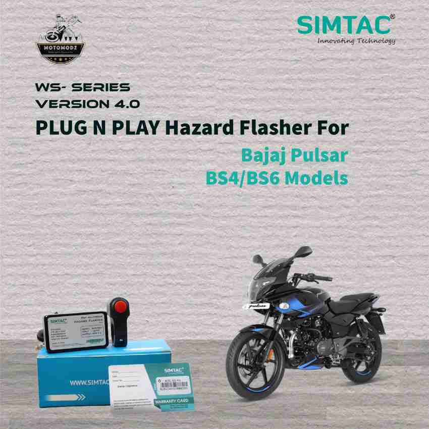 Pulsar 220 on sale hazard light