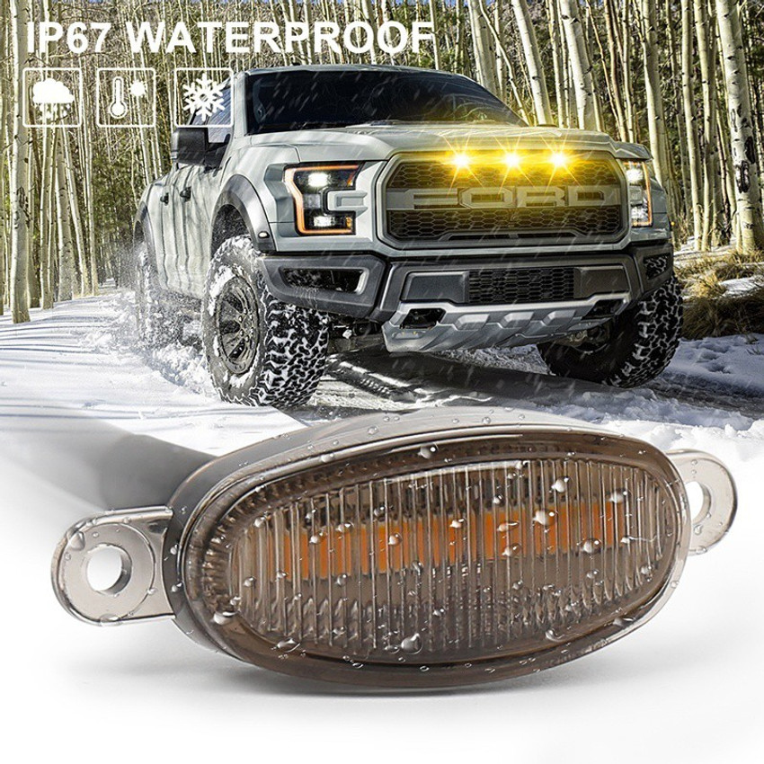 Truck grill store lights