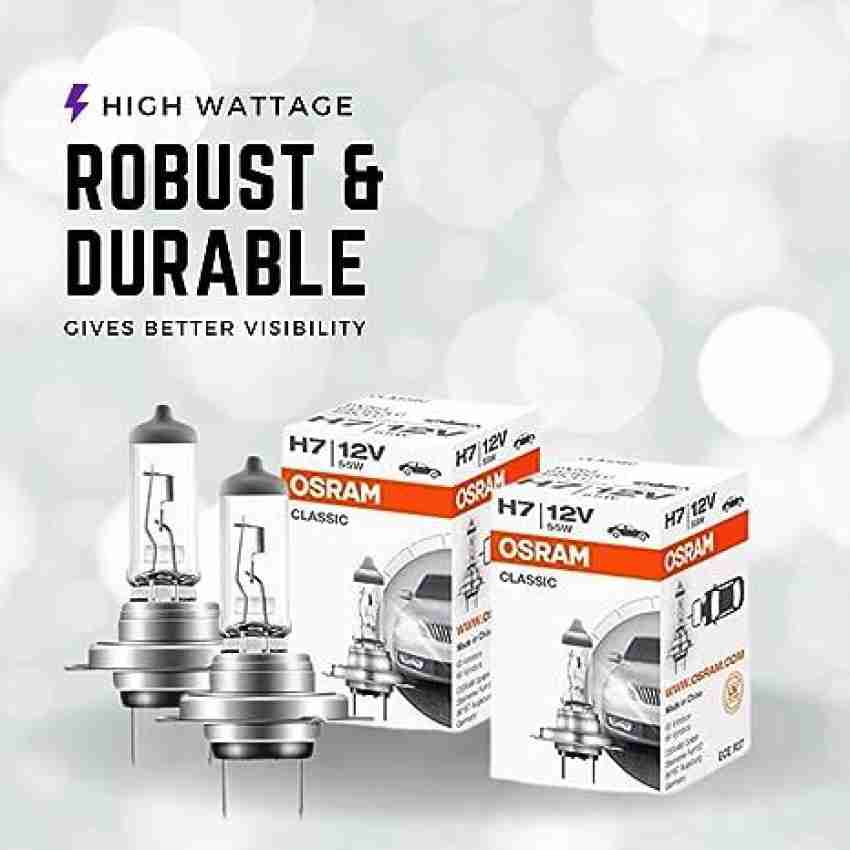 OSRAM H7 80W Normal (2 bulbs) Headlight Car LED (12 V, 55 W) Price in India  - Buy OSRAM H7 80W Normal (2 bulbs) Headlight Car LED (12 V, 55 W) online  at