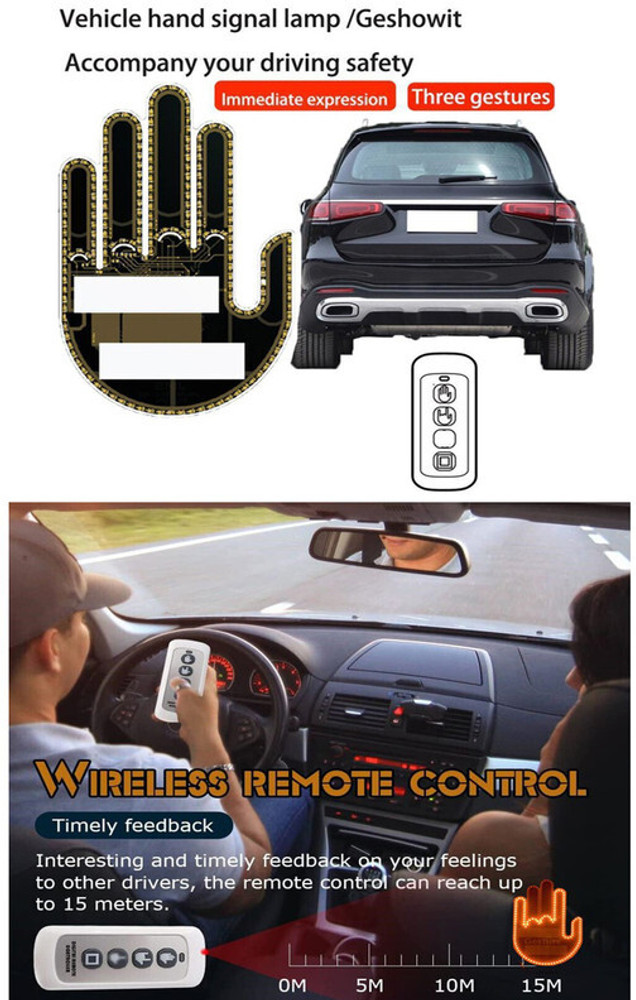 Car hand discount light