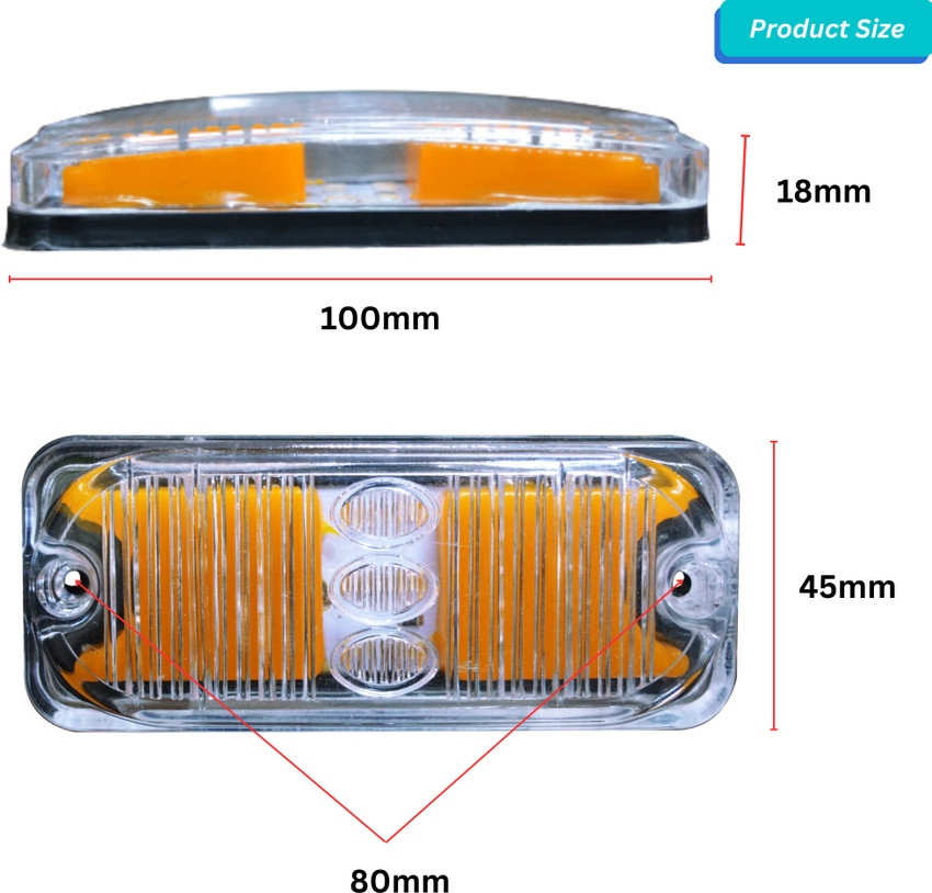 Trailer top marker lights