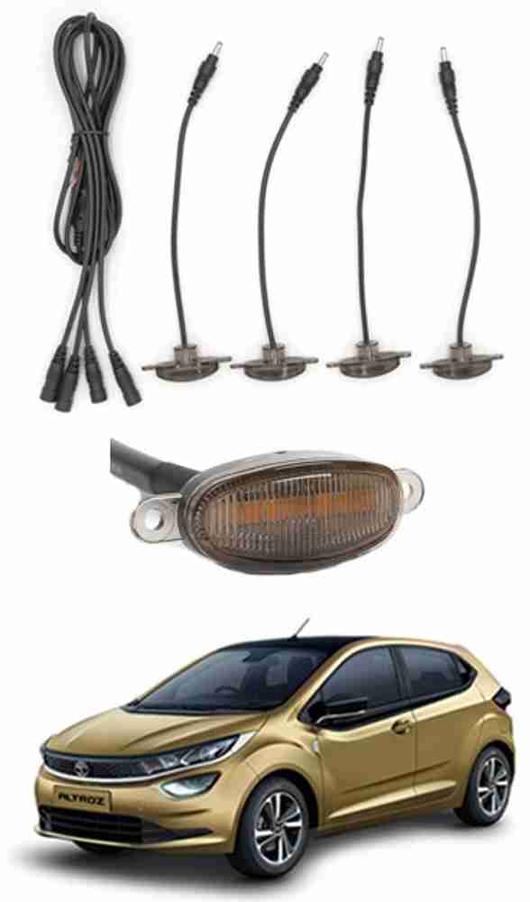 RKPSP 4 LED Front Grill Led Lights Amber Lights DRL For Altroz