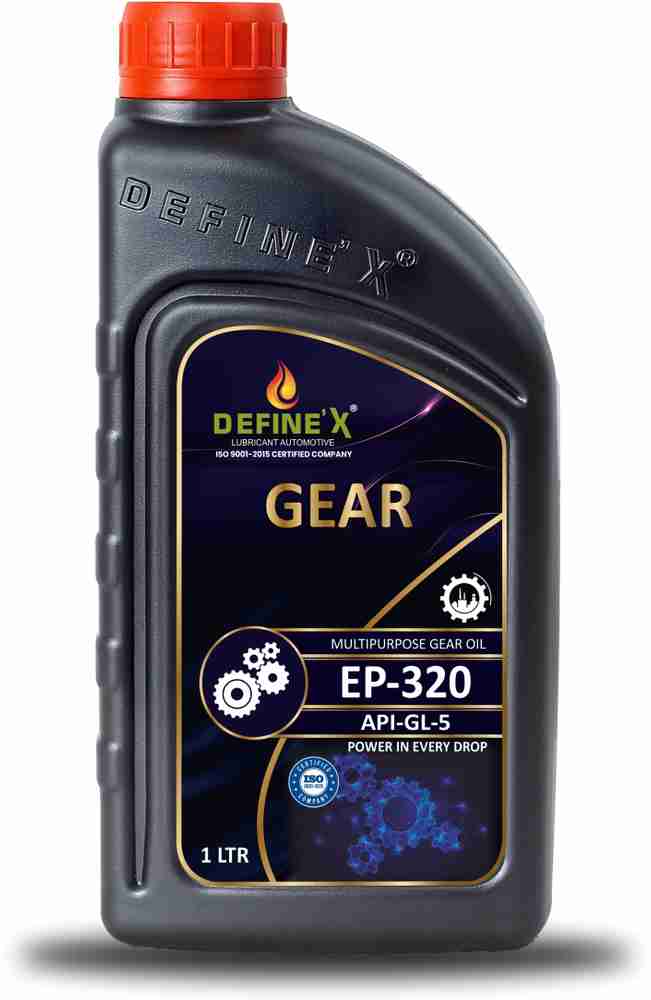 DEFINE X GEAR EP 320 GL 5 1L CO1 XTRIME PERFORMANCE GEAR OIL FOR VIHICALE AND GEAR BOX DEFINE X GEAR EP 320 GEAR OIL FOR EXTREME PERFORMENCE Gear Oil Price in India Buy DEFINE X