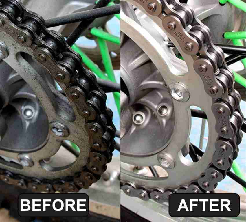 Cleaning and lubricating bike 2024 chain