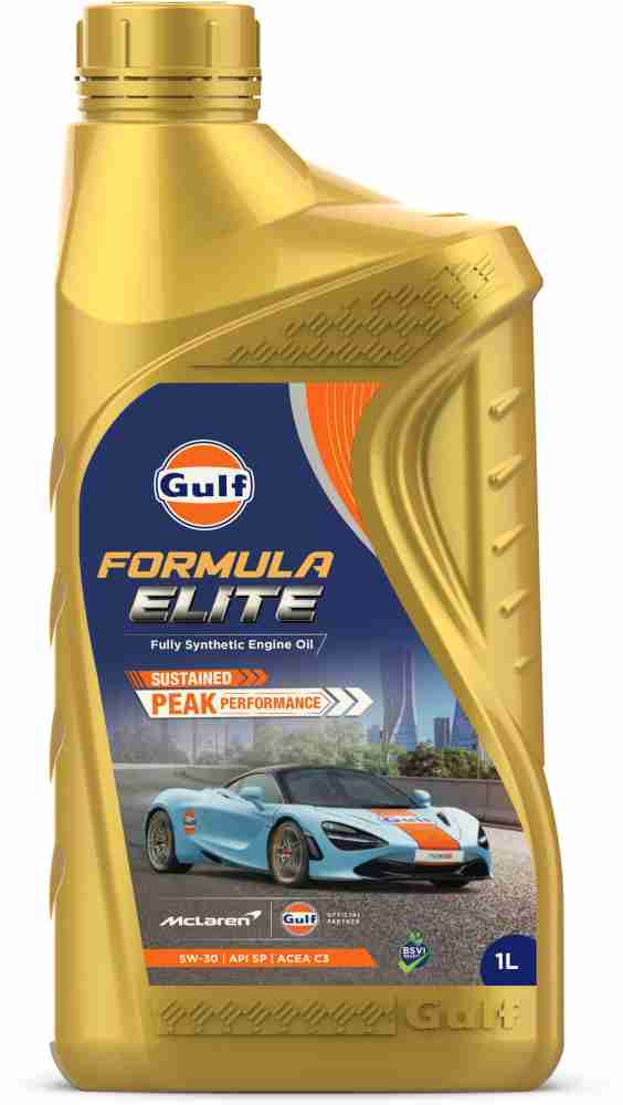 Gulf FORMULA ELITE 5W30 4 Wheeler Passenger Car Full-Synthetic Engine Oil  Price in India - Buy Gulf FORMULA ELITE 5W30 4 Wheeler Passenger Car  Full-Synthetic Engine Oil online at