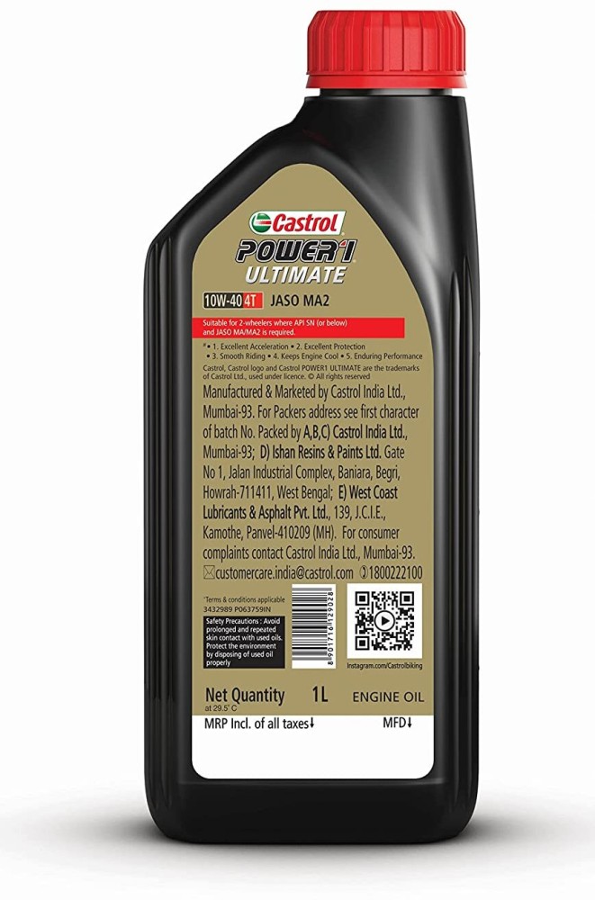 Castrol Power 1 10w40 4T 1L