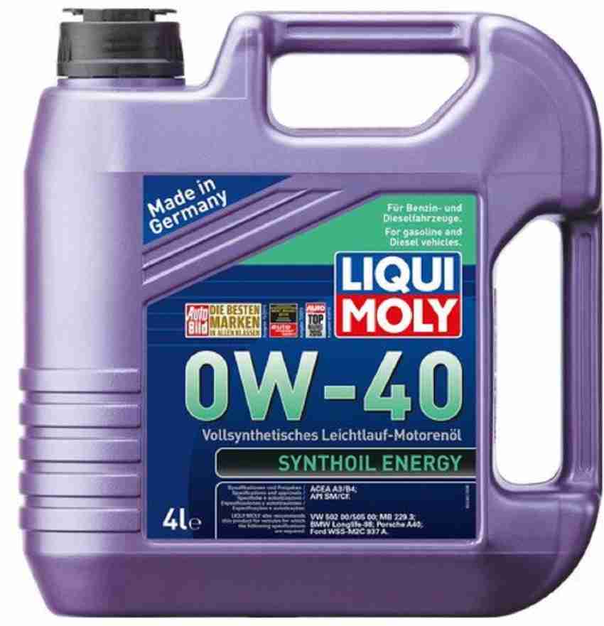 Liqui Moly Synthoil 0W-40 ACEA A1,ACEA A5,ACEA B1,ACEA B5