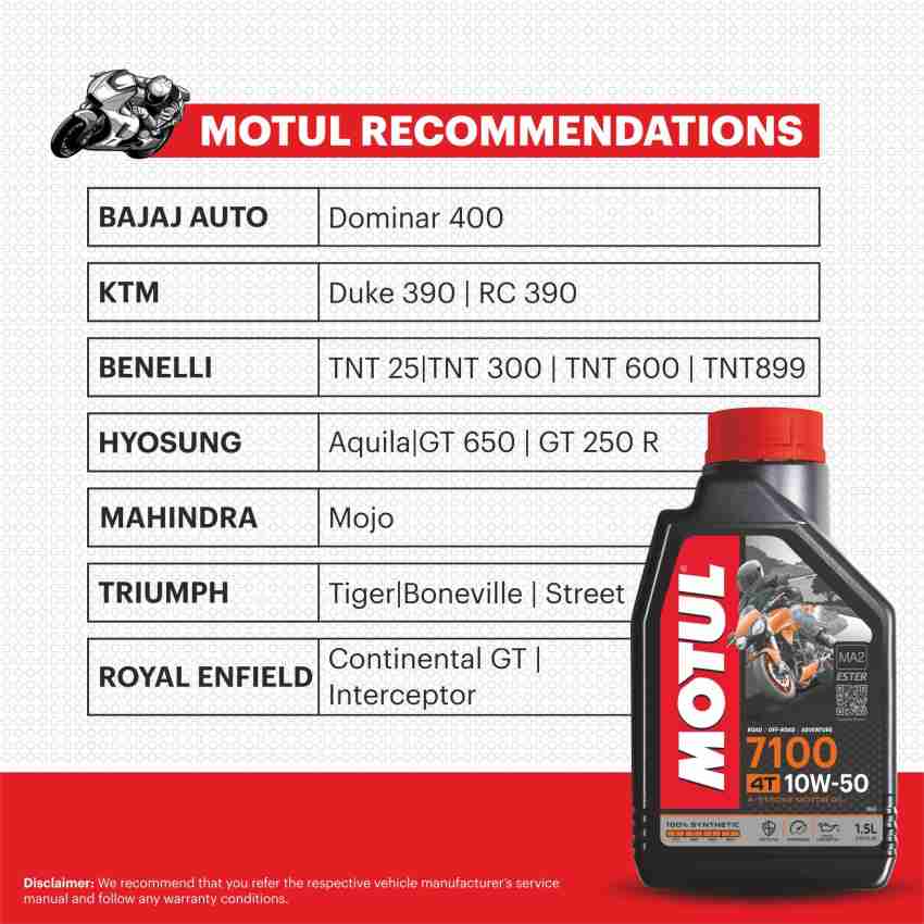 Motul 7100 15W50 4T - 60 Litres