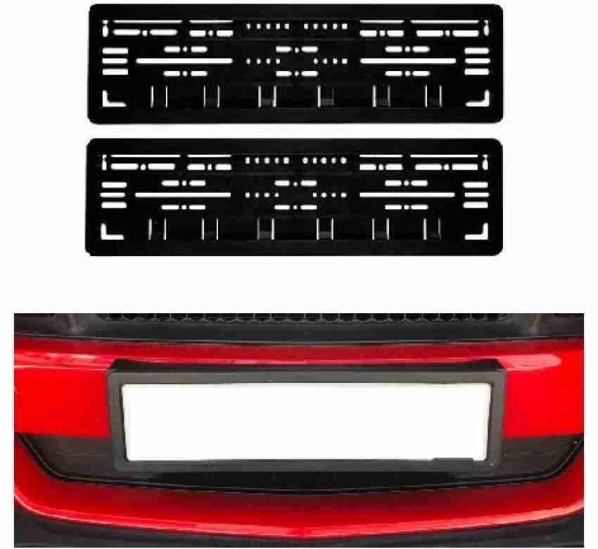 Number plate protector for outlet car