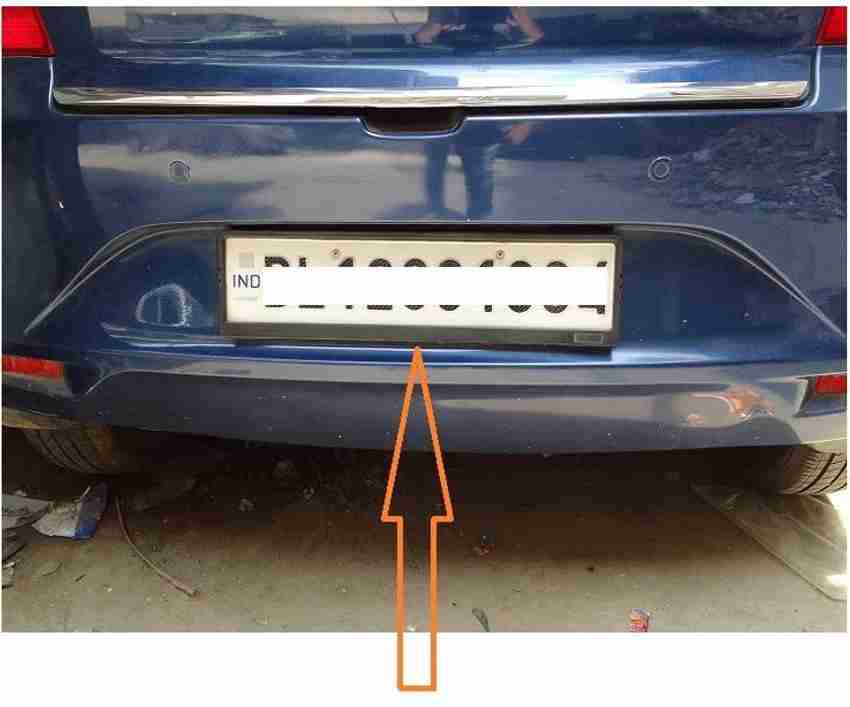 Car exhaust cover shop plate