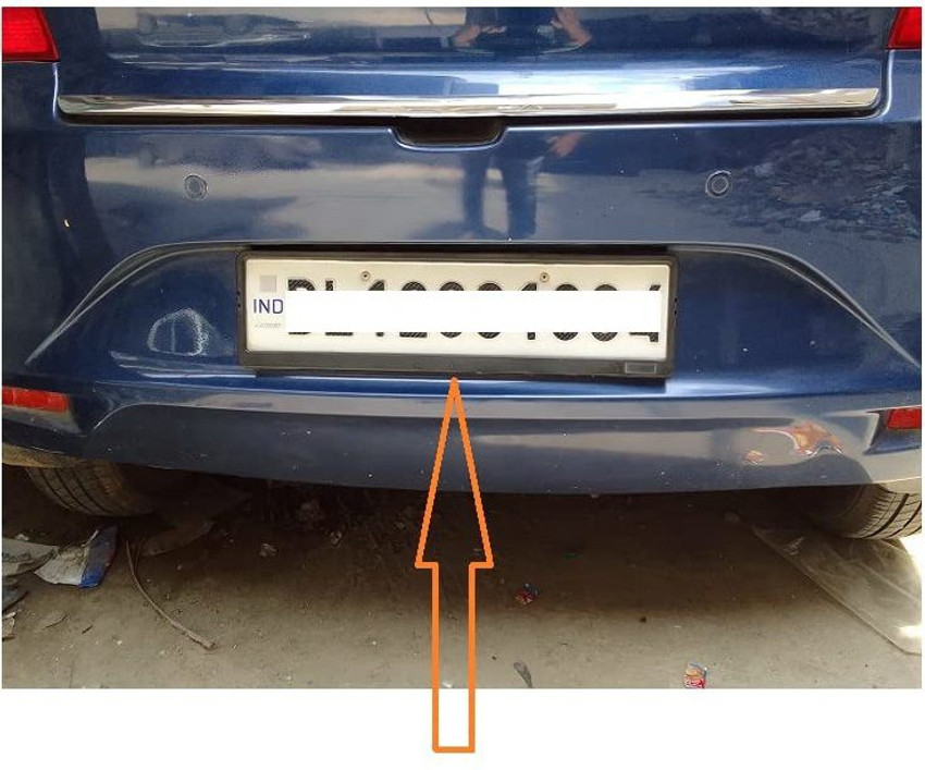 Urban villagers Car Number Plate Frame Set of Two Front and Back