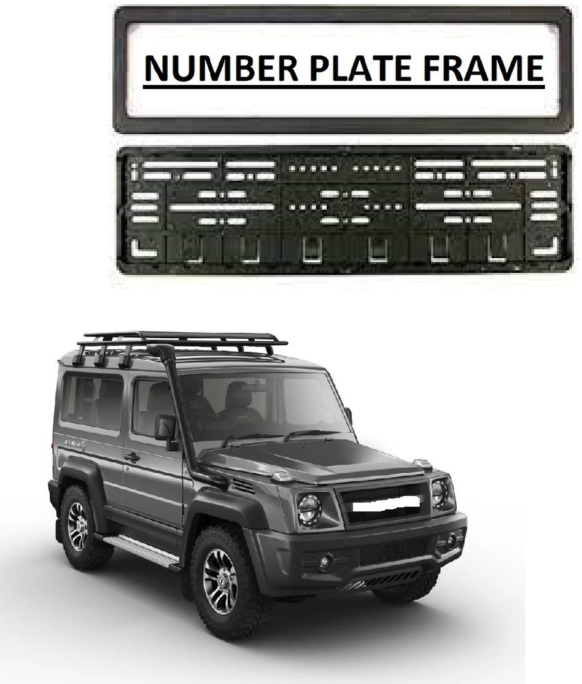 Car number on sale plate frame price