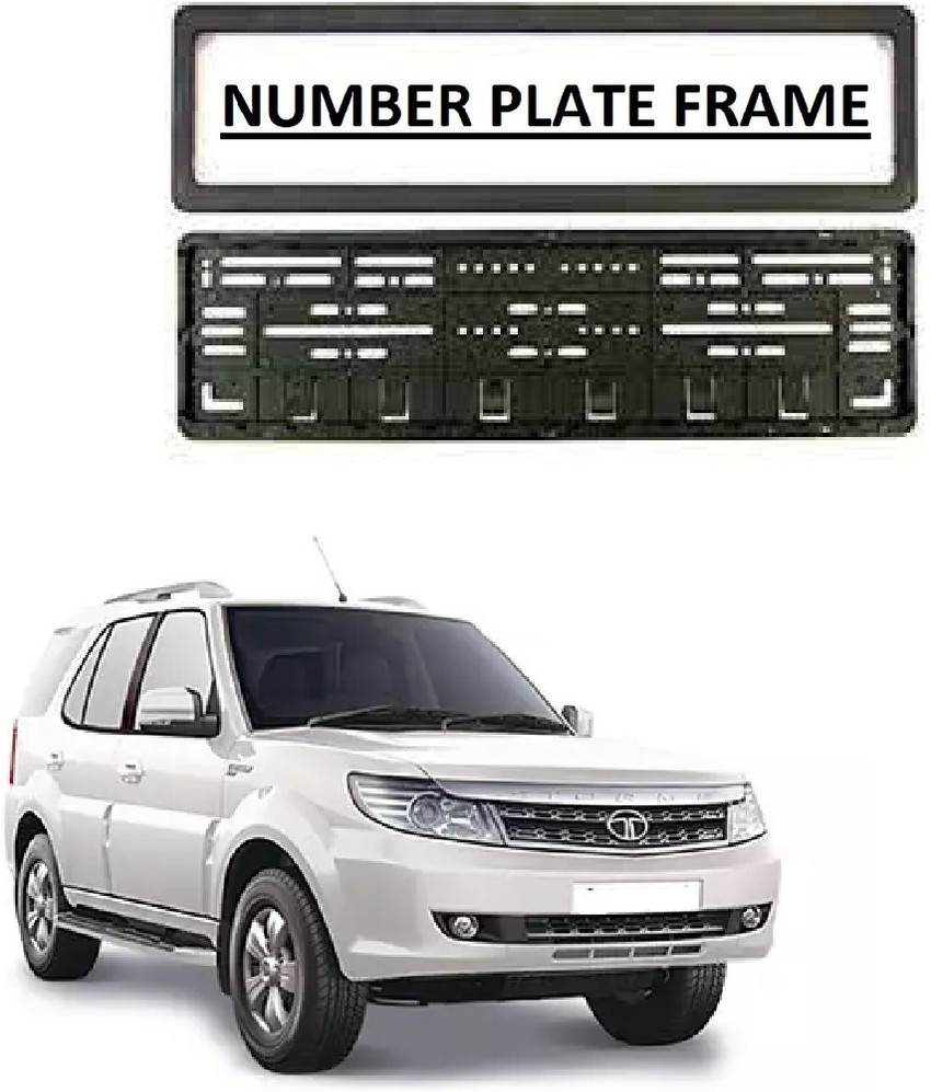 AutooNation Car Number Plate Protect Frame Cover set of 2