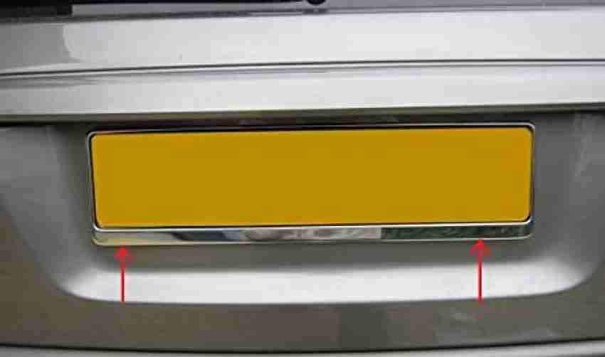 Chrome reg plate outlet holders