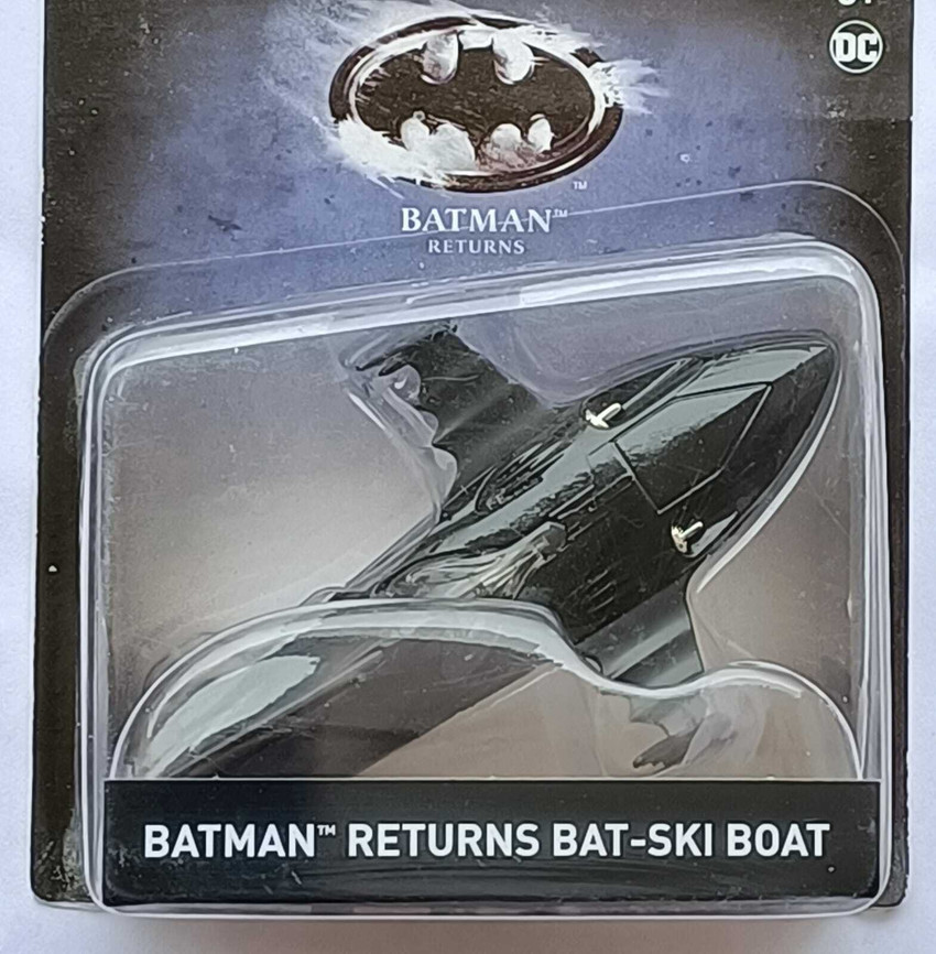 HOT WHEELS BATMAN RETURNS BAT SKI BOAT BATMAN RETURNS BAT SKI