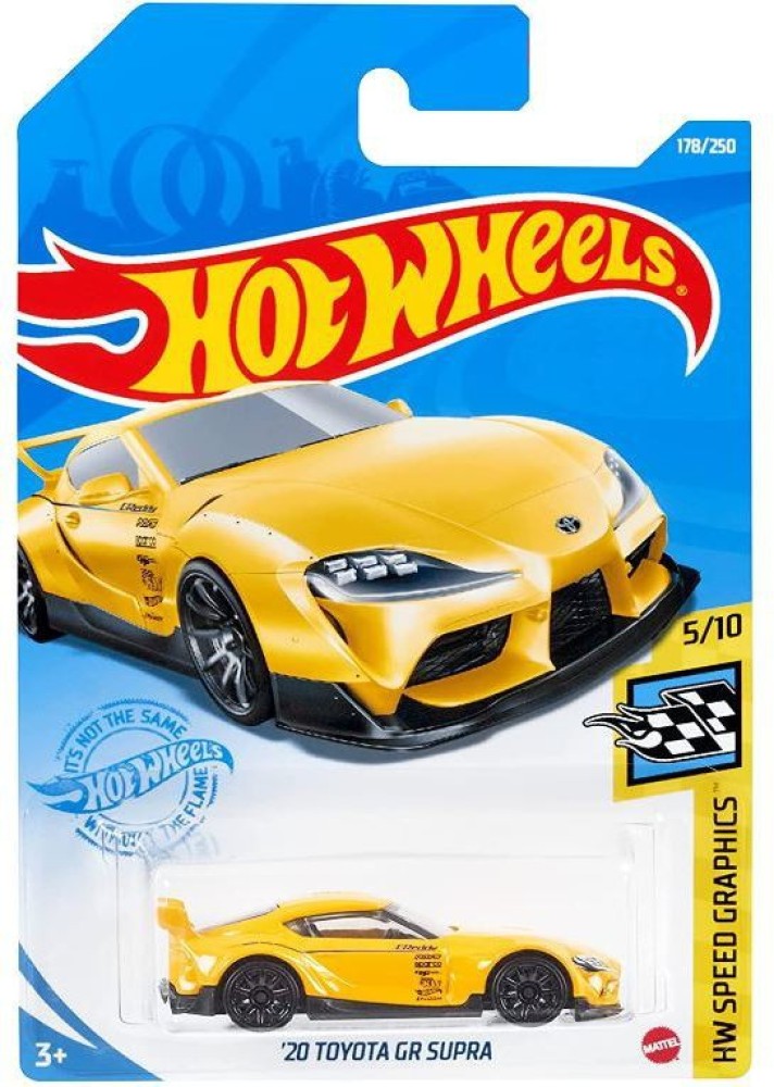 Mattel hotwheels Toyota GR Supra (yellow) - Toyota GR Supra