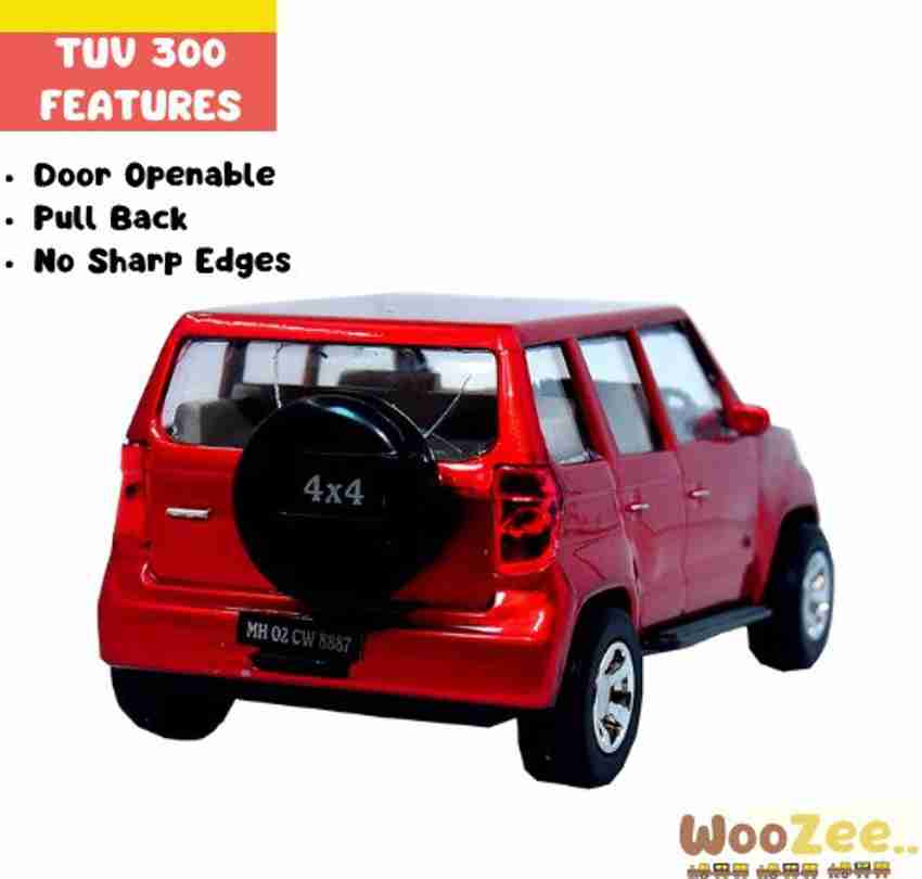 WooZee MAHINDRA TUV 300 Miniature Pull Back SUV with Doors Openable MAHINDRA TUV 300 Miniature Pull Back SUV with Doors Openable shop for WooZee products in India. Flipkart